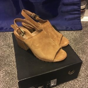 Sorel camel heels never worn